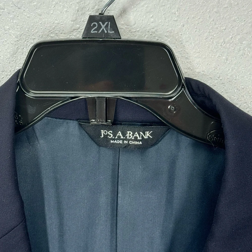 Jos. A. Bank Classic Navy Blazer Sport Coat 42L 100% Wool
